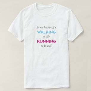 Camiseta Estou correndo no Dentro