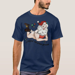 Camiseta estou deitado no seu presente