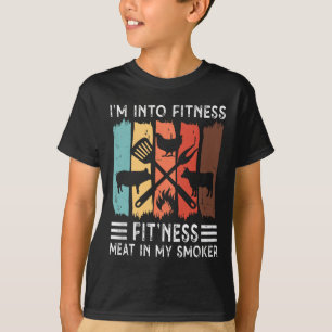 Camiseta Estou dentro de carne de Ajustado na minha fumaça.