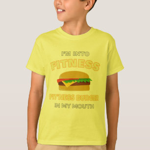 Camiseta Estou dentro de um hambúrguer de Ajustado na minha