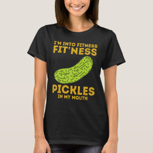 Camiseta Estou dentro do pepino picante de Ajustado Malhaçã