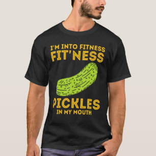 Camiseta Estou dentro do pepino picante de Ajustado Malhaçã