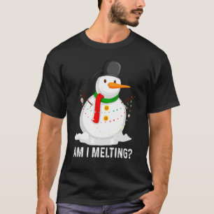 Camiseta Estou Derretendo Snowman A Derreter Em Primavera P