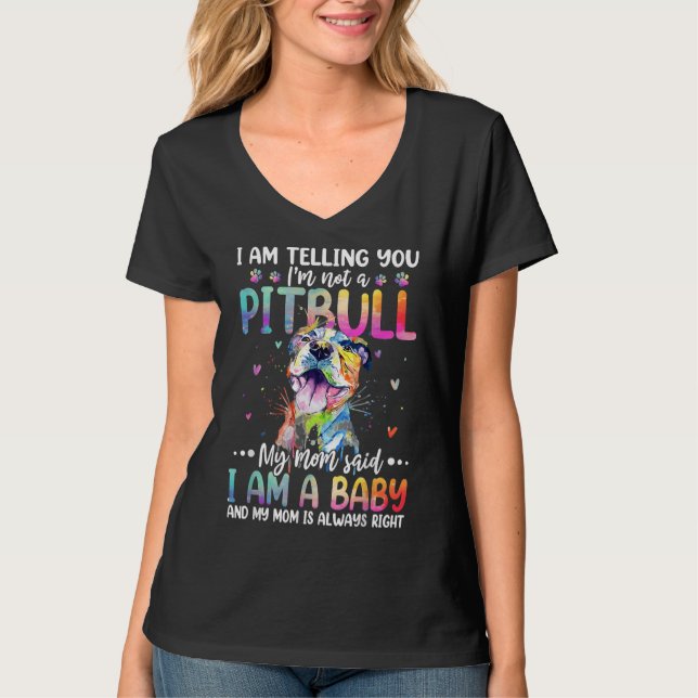 Camiseta Estou Dizendo Que Não Sou Um Pitbulny Engraçado Mo (Frente)