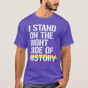 Camiseta Estou do lado direito da história