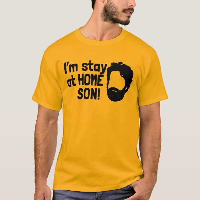 Camiseta Estou em casa, filho (Frente)
