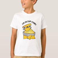 Estou em Dip Chip Engraçado Comida Pun