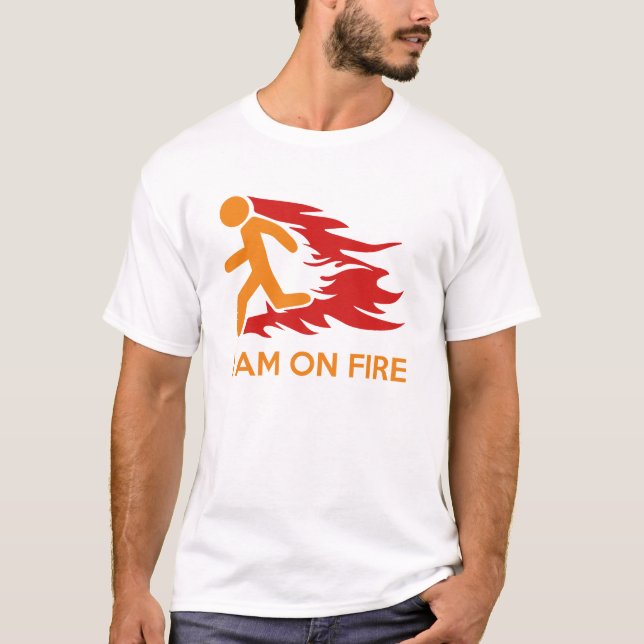 Camiseta Estou Em Fogo (Frente)