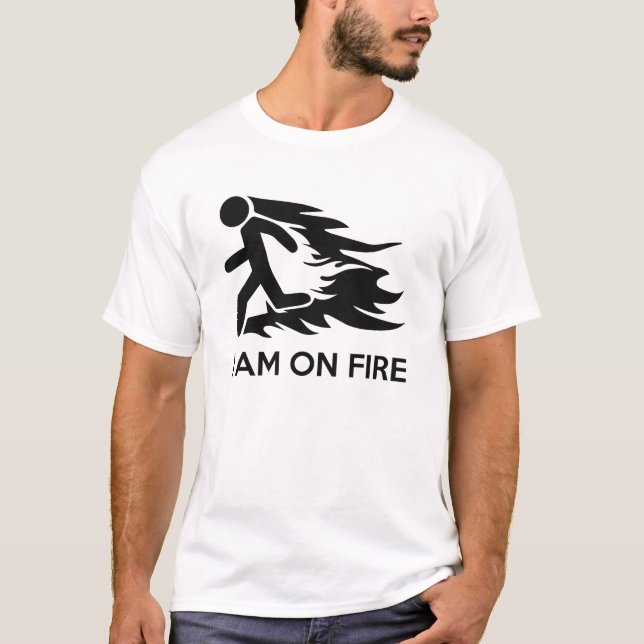 Camiseta Estou Em Fogo (Frente)