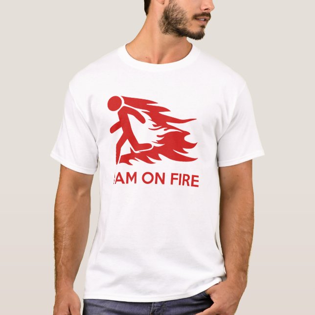 Camiseta Estou Em Fogo (Frente)