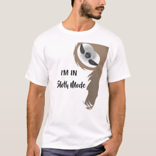 Camiseta Estou em Sloth Mode Prendendo preguiçoso preguiços