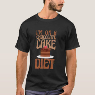 Camiseta Estou em um chef de pastelaria de bolo de chocolat