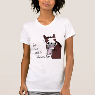 Camiseta Estou em uma citação do Cavalo de Arma de Relacion