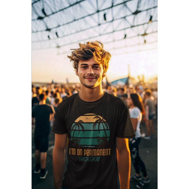 Camiseta Estou em Víblias de Férias Permanentes (Criador carregado)