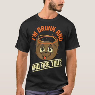 Camiseta Estou Embriagado E Quem És Tu Gato Que Bebe Cervej