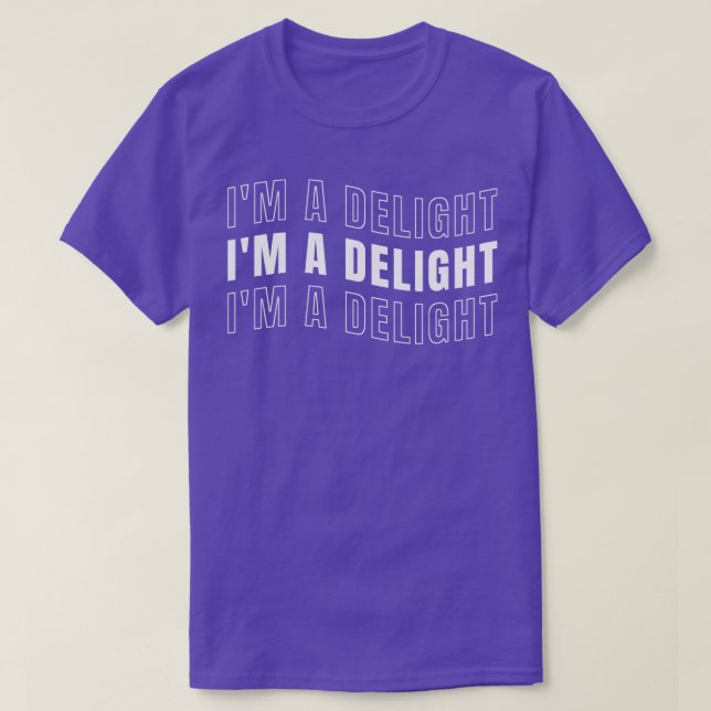 Camiseta Estou encantado 1 (Frente do Design)