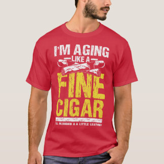 Camiseta Estou envelhecendo como um bom cigarro