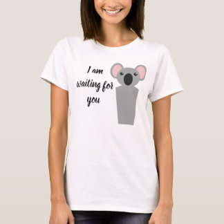 Camiseta Estou esperando por você