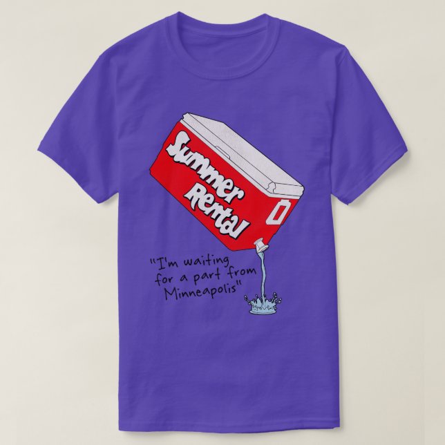 Camiseta Estou esperando uma parte de Minneapolis (Frente do Design)