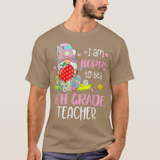 Camiseta Estou Esperto De Ser Um Professor Do 4º Grau Bunny