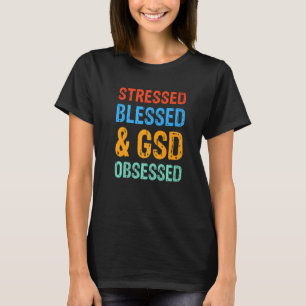 Camiseta Estou Estressado Abençoado & Obsessivo por Pastor