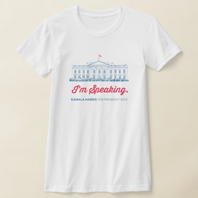 Camiseta Estou falando com Kamala Harris para Presidente T- (Postura )