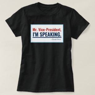 Camiseta Estou Falando Kamala Harris Vice-presidente