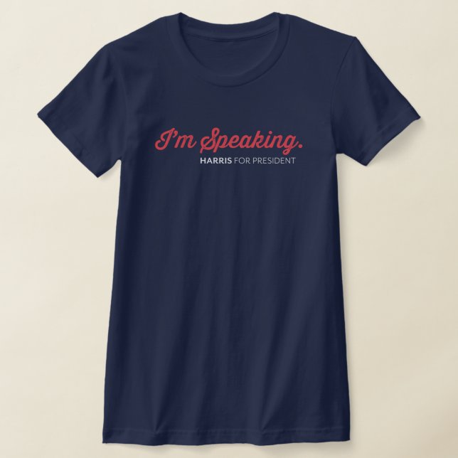 Camiseta Estou falando Kamala Harris Walz T-Shirt (Postura )