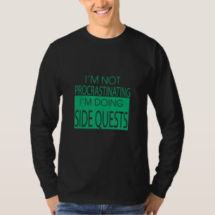 Camiseta Estou fazendo buscas laterais jogo Engraçado, cita