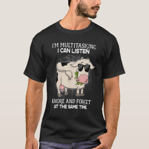 Camiseta Estou fazendo várias coisas ao mesmo tempo, posso