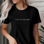 Camiseta Estou ficando em casa, introvertido, alguém, minim<br><div class="desc">Vou ficar em casa com camiseta. Faz um dom fantástico para os introvertidos.</div>