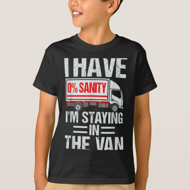 Camiseta Estou Ficando No Van Funny Phasmophobia Gamer Eu (Frente)