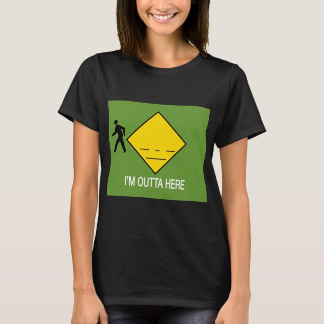 Camiseta Estou fora daqui (Frente)