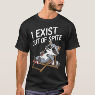 Camiseta Estou Fora Do Raccoon Para Homens E Mulheres