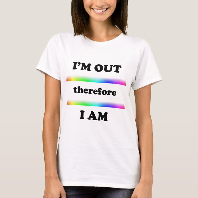 Camiseta Estou fora, portanto estou (Frente)
