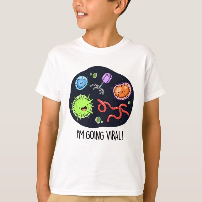 Camiseta Estou indo ao Viral Funny Virus Pun (Frente)