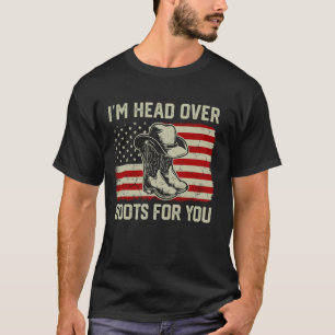 Camiseta Estou indo para botas para você, country Music Wes