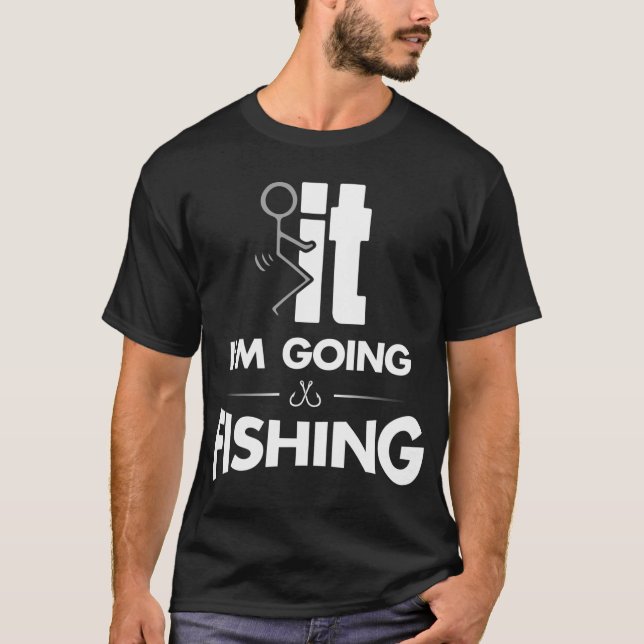 Camiseta Estou Indo Pescar (Frente)