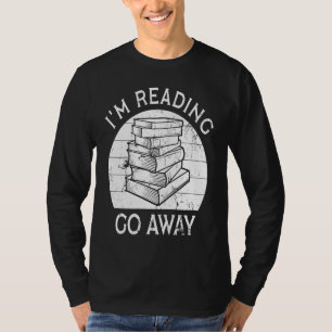 Camiseta Estou Lendo Fora Comédia Amantes de Livros Biblióf