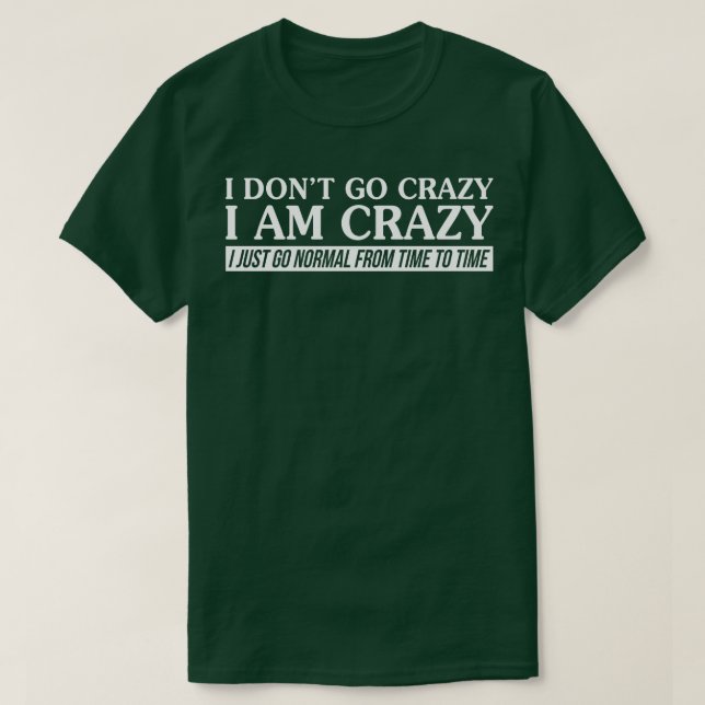 Camiseta Estou Louco (Frente do Design)