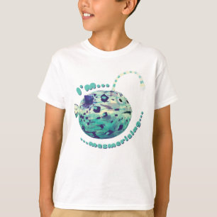 Camiseta "Estou me Mesmerizando..." O peixe-lanterna perceb