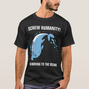 Camiseta Estou me mudando para o oceano