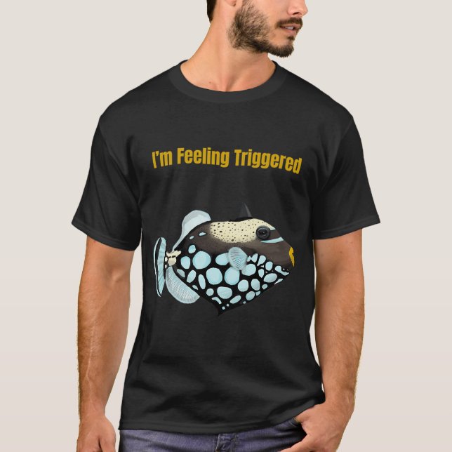 Camiseta Estou Me Sentindo Provocado - Peixe-espada (Frente)