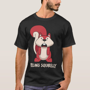 Camiseta Estou me sentindo tranquilamente hoje Pequeno Esqu