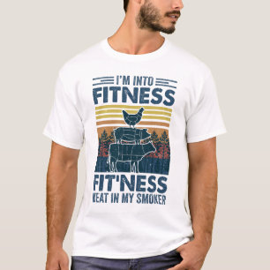 Camiseta Estou na carne do Ajustado na minha CHURRASCO de f