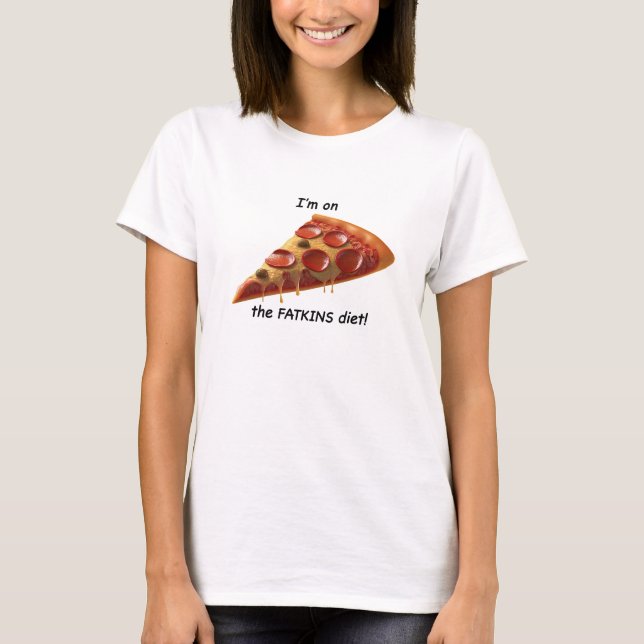 Camiseta Estou na dieta de Fatkins! (Frente)