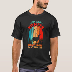 Camiseta Estou na Forma Fisicalmente Cervo no Meu Freezer  