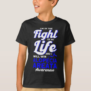 Camiseta Estou na luta da minha vida a apoiar a Alopecia