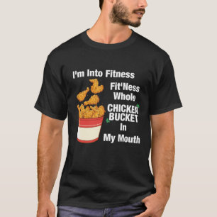 Camiseta Estou na Malhação, Ajustado, Balde inteiro de fr