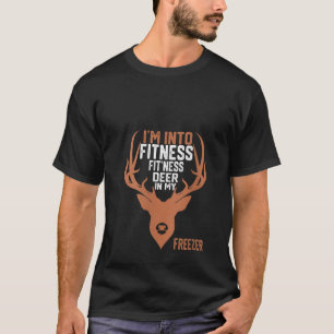 Camiseta Estou na Malhação Deer Freezer Funny Hunter Pai Hu